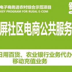 龙头山镇西屏村电商公共服务站 
